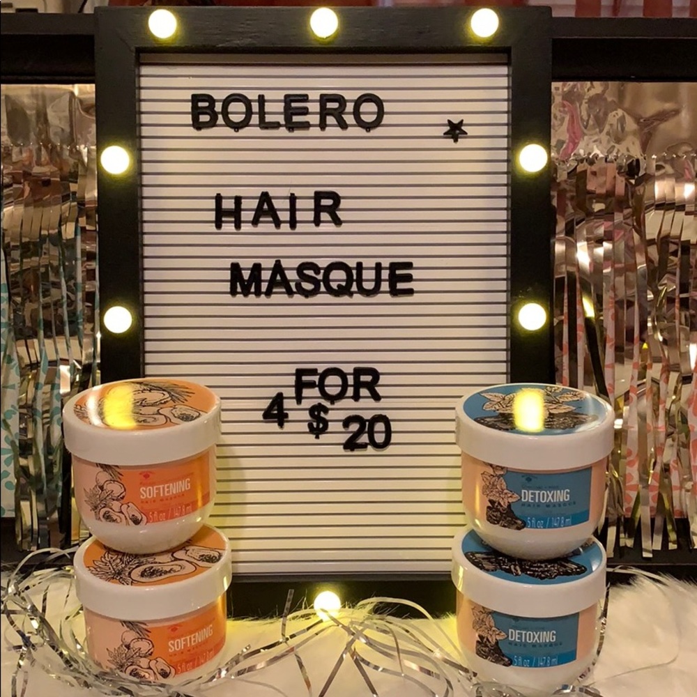 Bolero , hair products, new 🌴